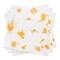 Durable White with Gold Paint Splatter Paper Beverage/Cocktail Napkins (600 Napkins)